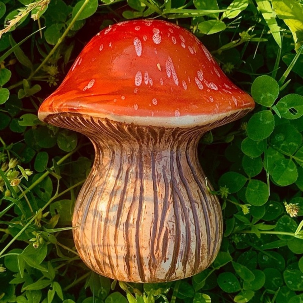 Ceramic Mushroom Decor